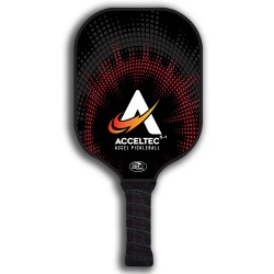 S-1 AccelTec Pickleball Paddle (Black/Red)